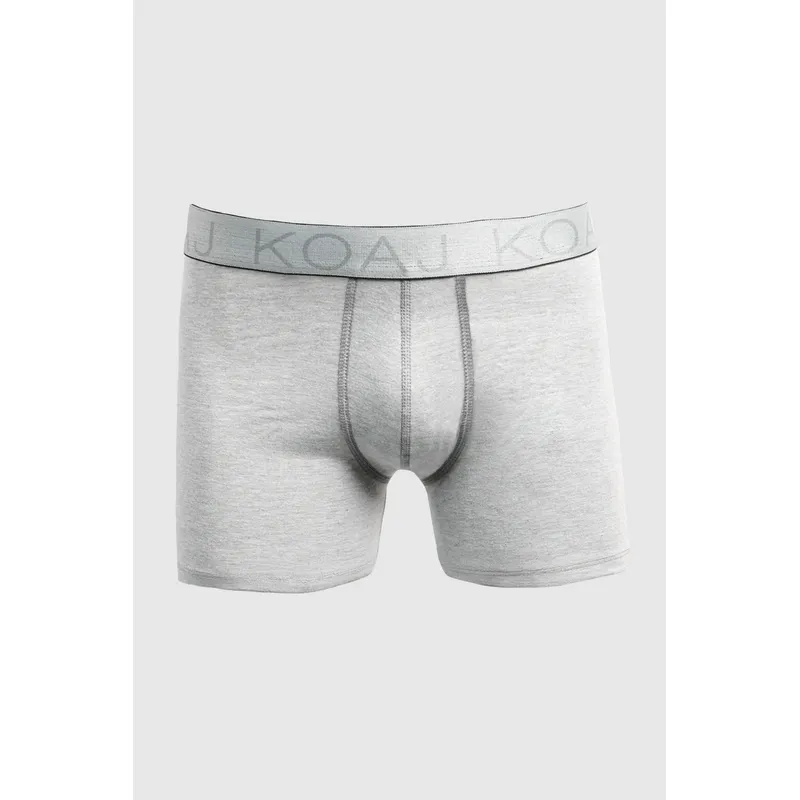 KOAJ - KOAJ Bóxer brief-medio gris claro con parte delantera forrad Hombre
