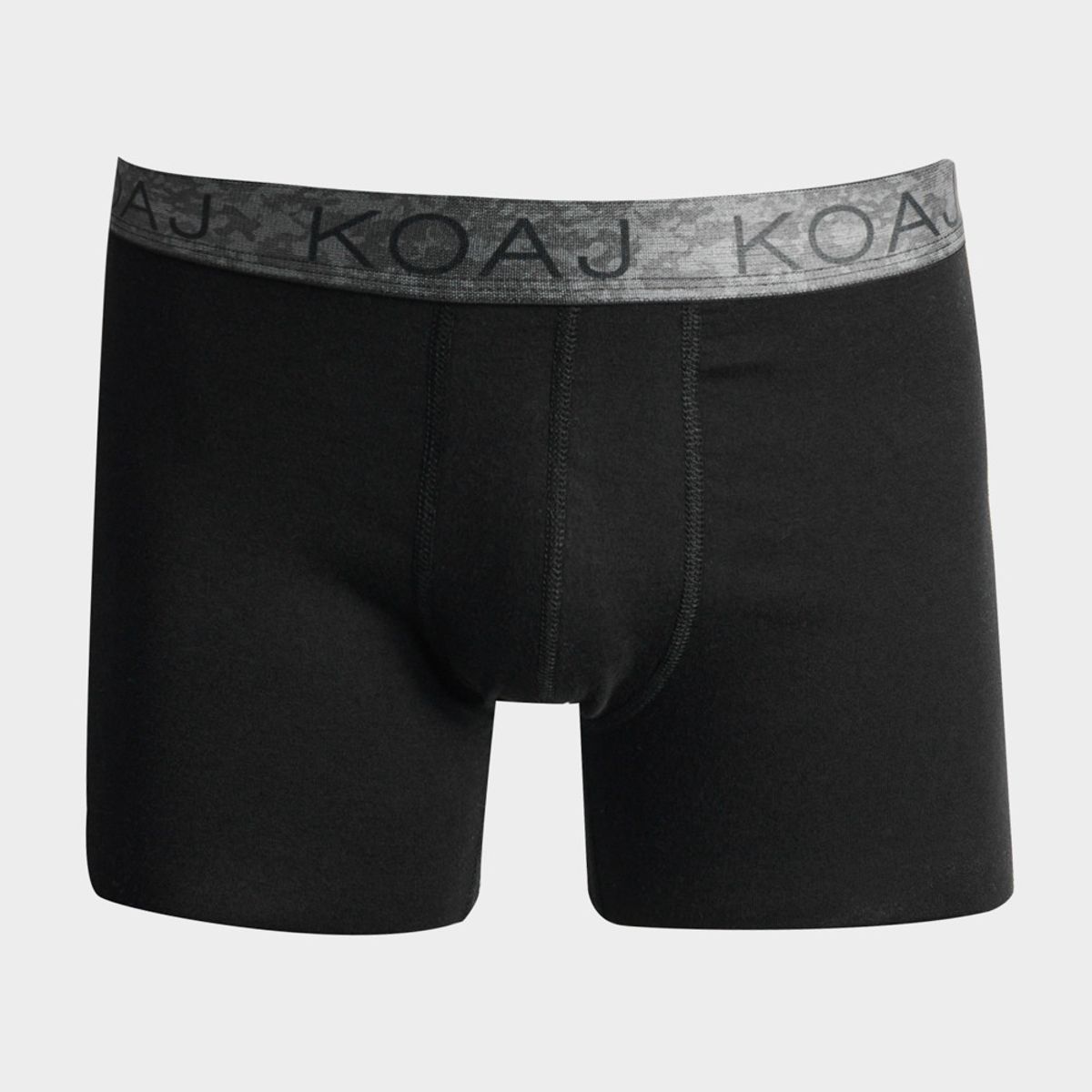 KOAJ - KOAJ Bóxer midway brief-largo negro con cintura estampada Hombre