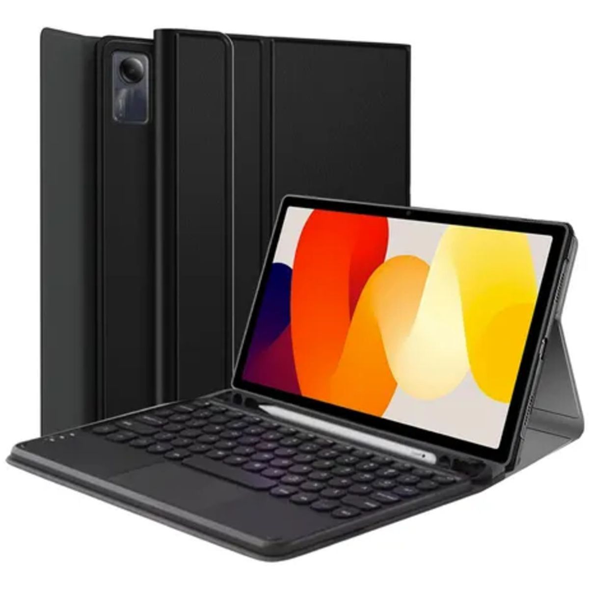 GENERICO - ESTUCHE FUNDA Y TECLADO PARA TABLET REDMI PAD PRO 12.1 P' NEGRO