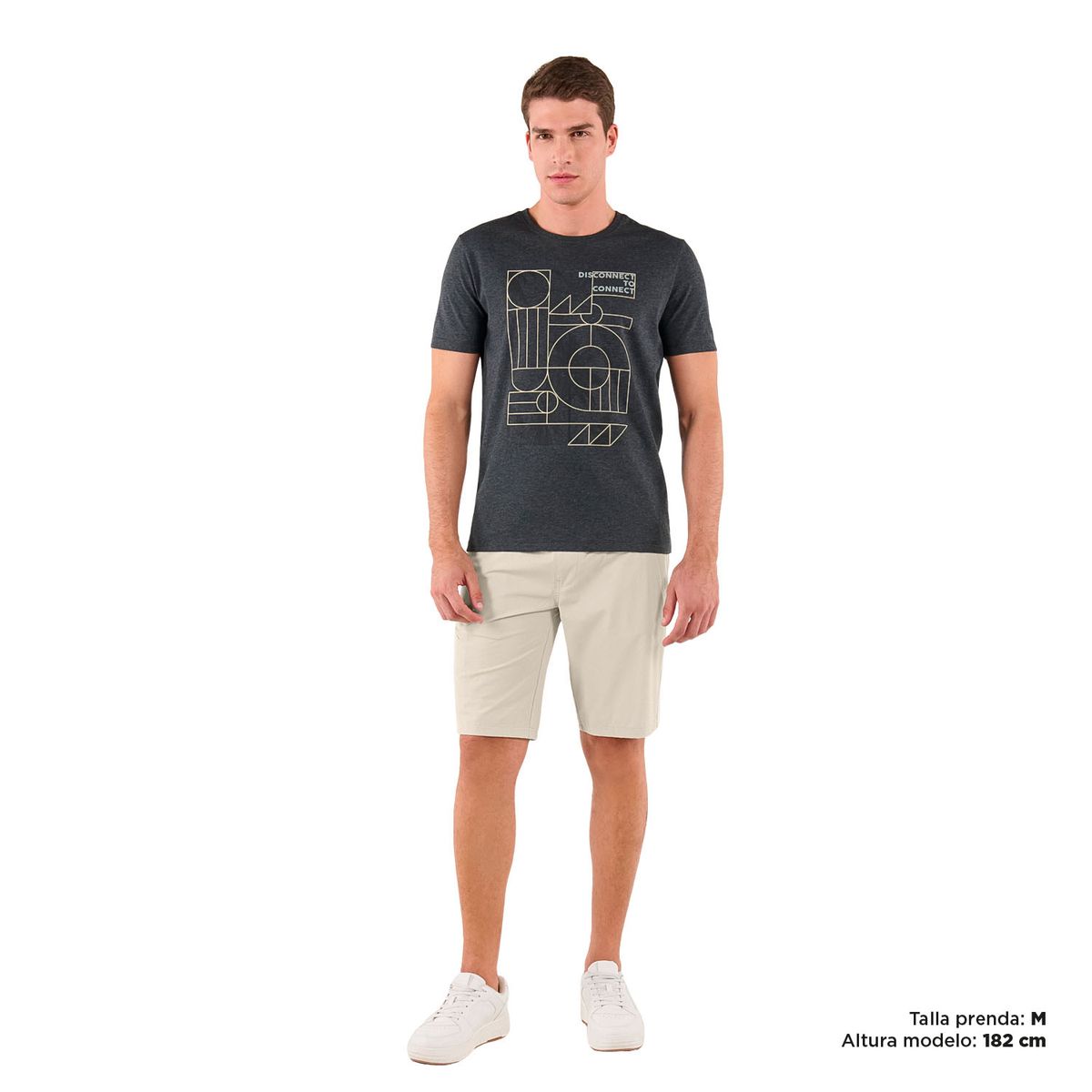 TOTTO - Bermuda para Hombre Eiyery Beige