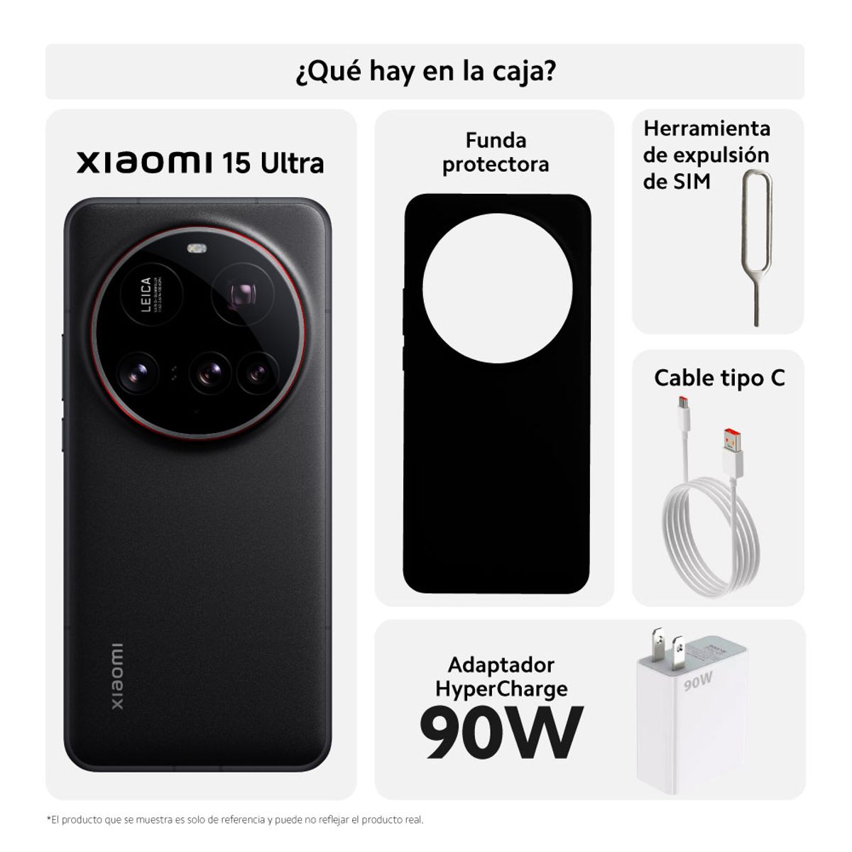 XIAOMI - Combo Xiaomi 15 Ultra Black - 16GB RAM 512GB + xiaomi smart band 9 pro obsidian black
