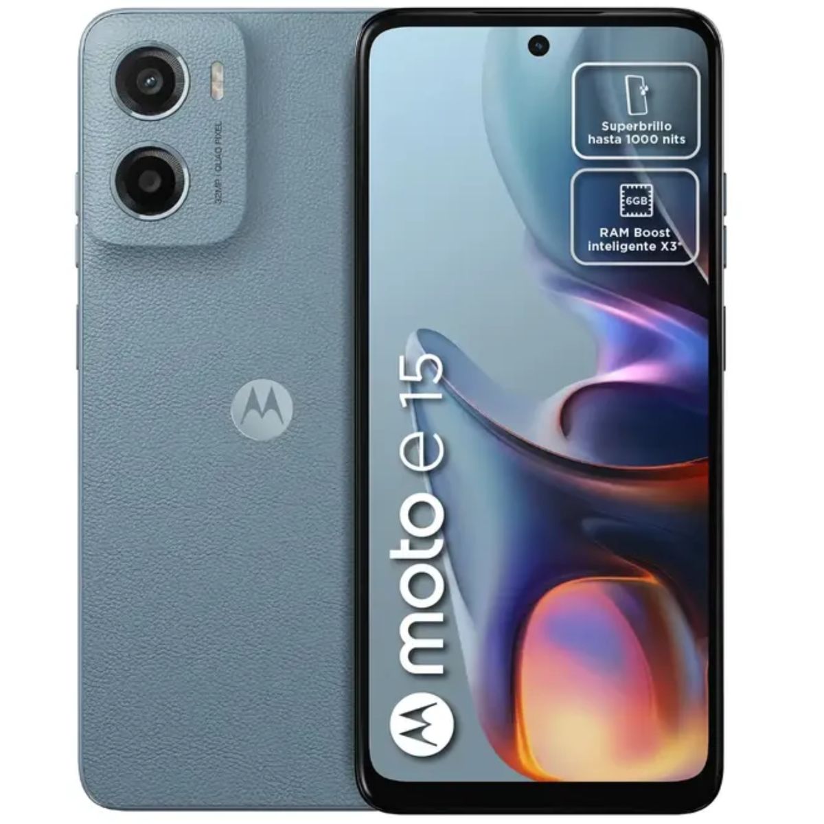 MOTOROLA - Celular Motorola E15 4G 64Gb 2Ram Azul