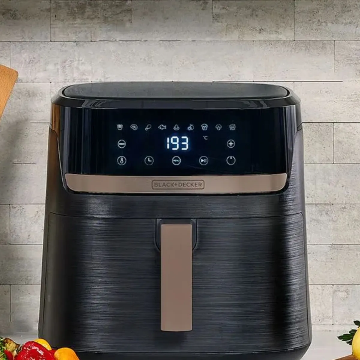 BLACK+DECKER - Freidora de aire Black+Decker PURIFRY 8Lts