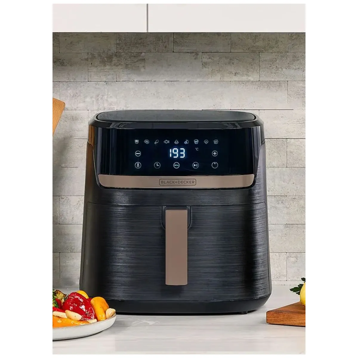 BLACK+DECKER - Freidora de aire Black+Decker PURIFRY 8Lts