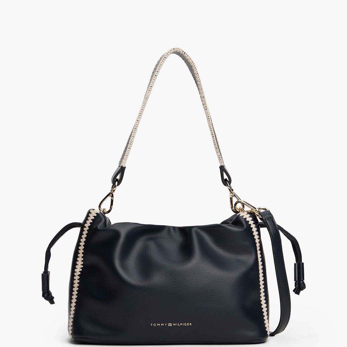 TOMMY HILFIGER - Bolso azul oscuro bombonera TH Soft Beach Tommy Hilfiger