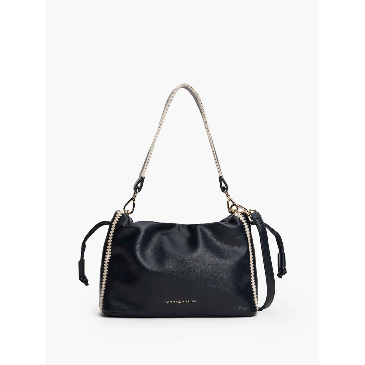 TOMMY HILFIGER - Bolso azul oscuro bombonera TH Soft Beach Tommy Hilfiger