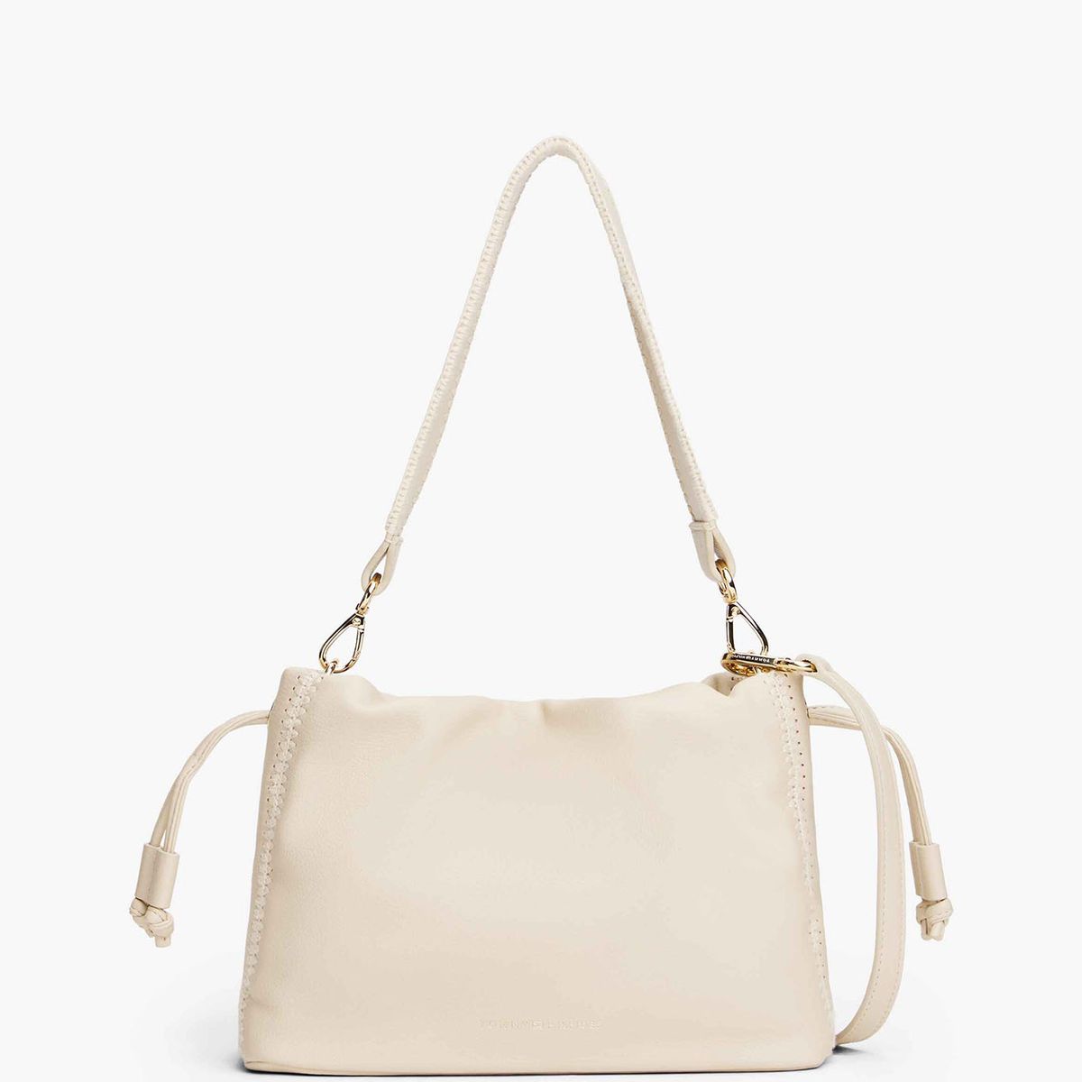 TOMMY HILFIGER - Bolso beige bombonera TH Soft Beach Tommy Hilfiger