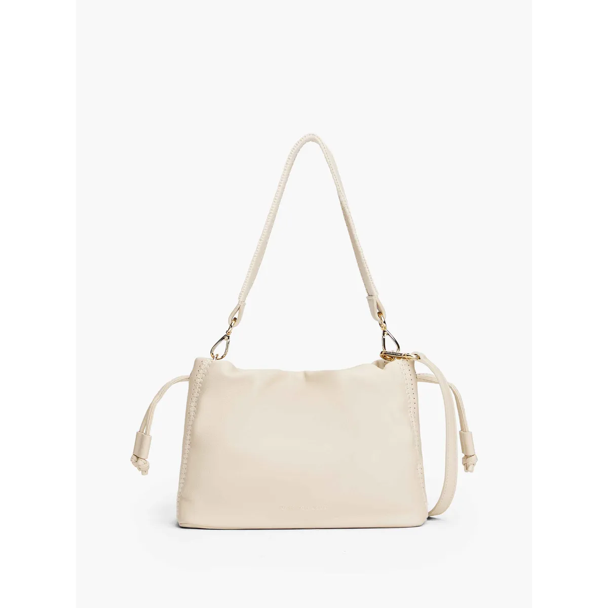 TOMMY HILFIGER - Bolso beige bombonera TH Soft Beach Tommy Hilfiger