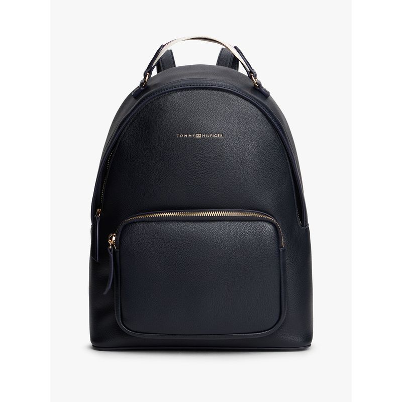 TOMMY HILFIGER - Morral azul Signature con asa superior Tommy Hilfiger