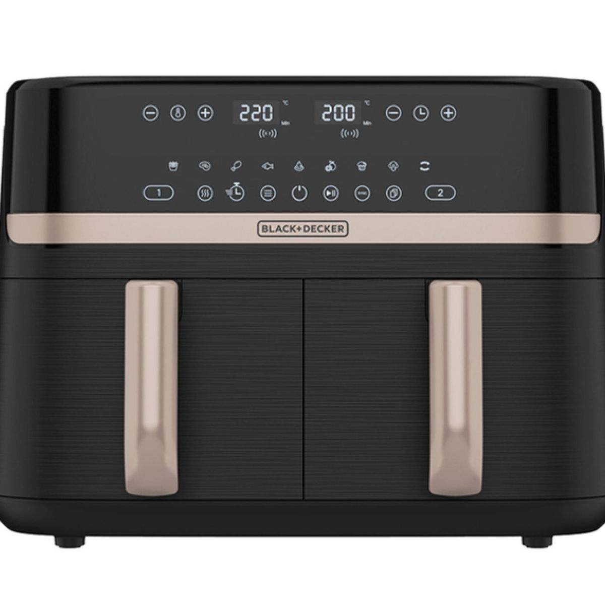 BLACK+DECKER - Freidora de aire Black+decker PURIFRY 9Lts doble