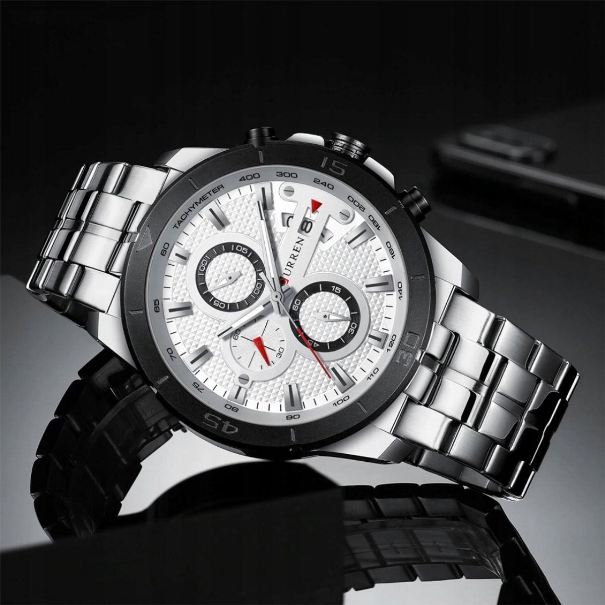 CURREN - Reloj Curren 8337 Cronógrafo En Acero Para Hombre
