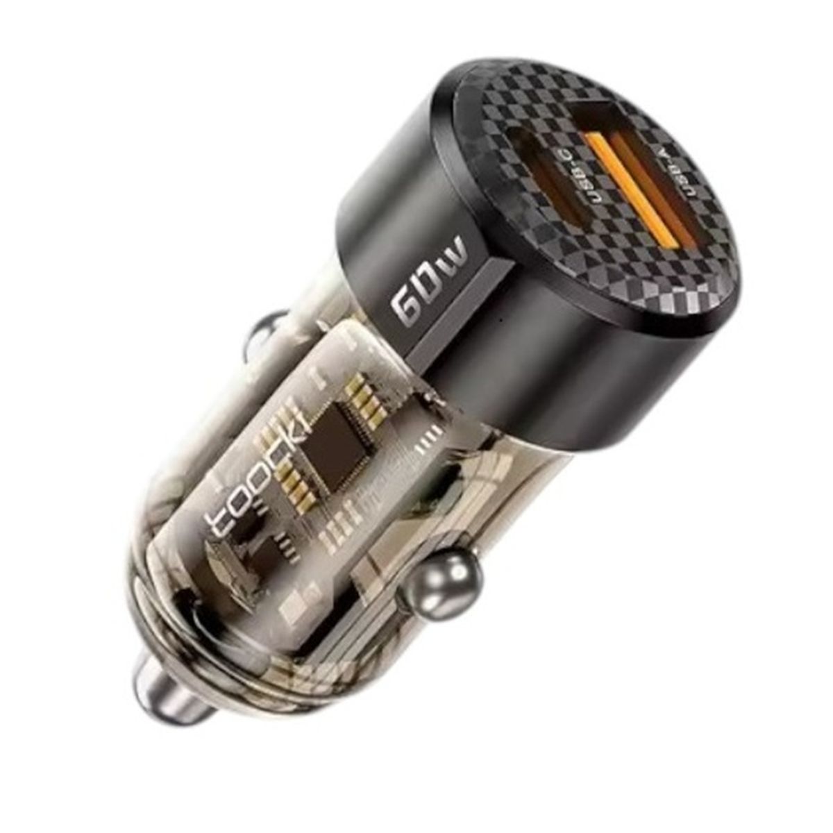GENERICO - Cargador Para Auto Toocki 60w Qc30 Pd Tipo C