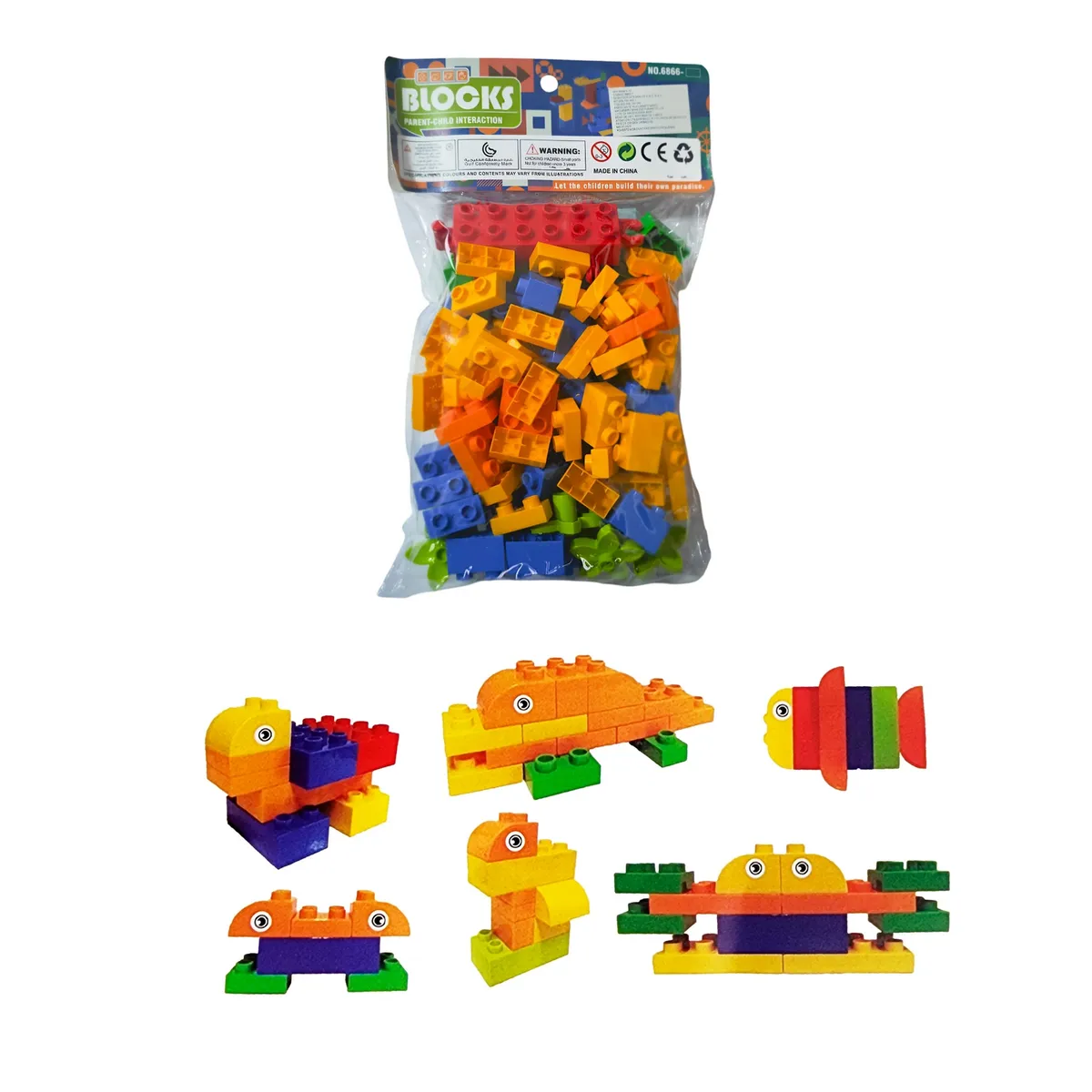 GENERICO - Bloques Figuras De Armado Juguete Interactivo Niño 122 Pcs