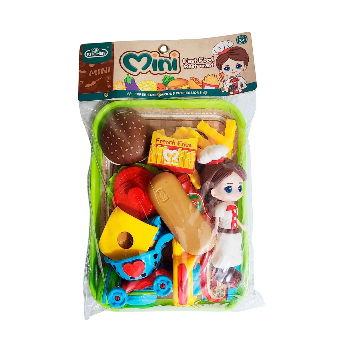 GENERICO - Muñeca Chef Cocina Juguete Interactivo + Accesorios