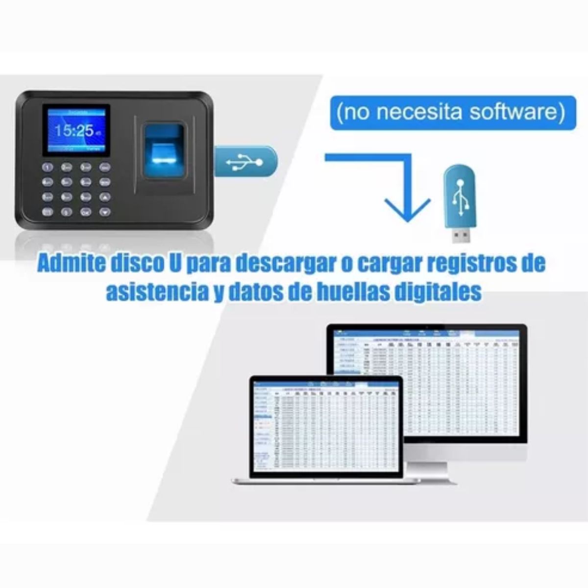 COLME TECHNOLOGY HOME - Reloj Checador Huella Biométrico Máquina De Asistencia