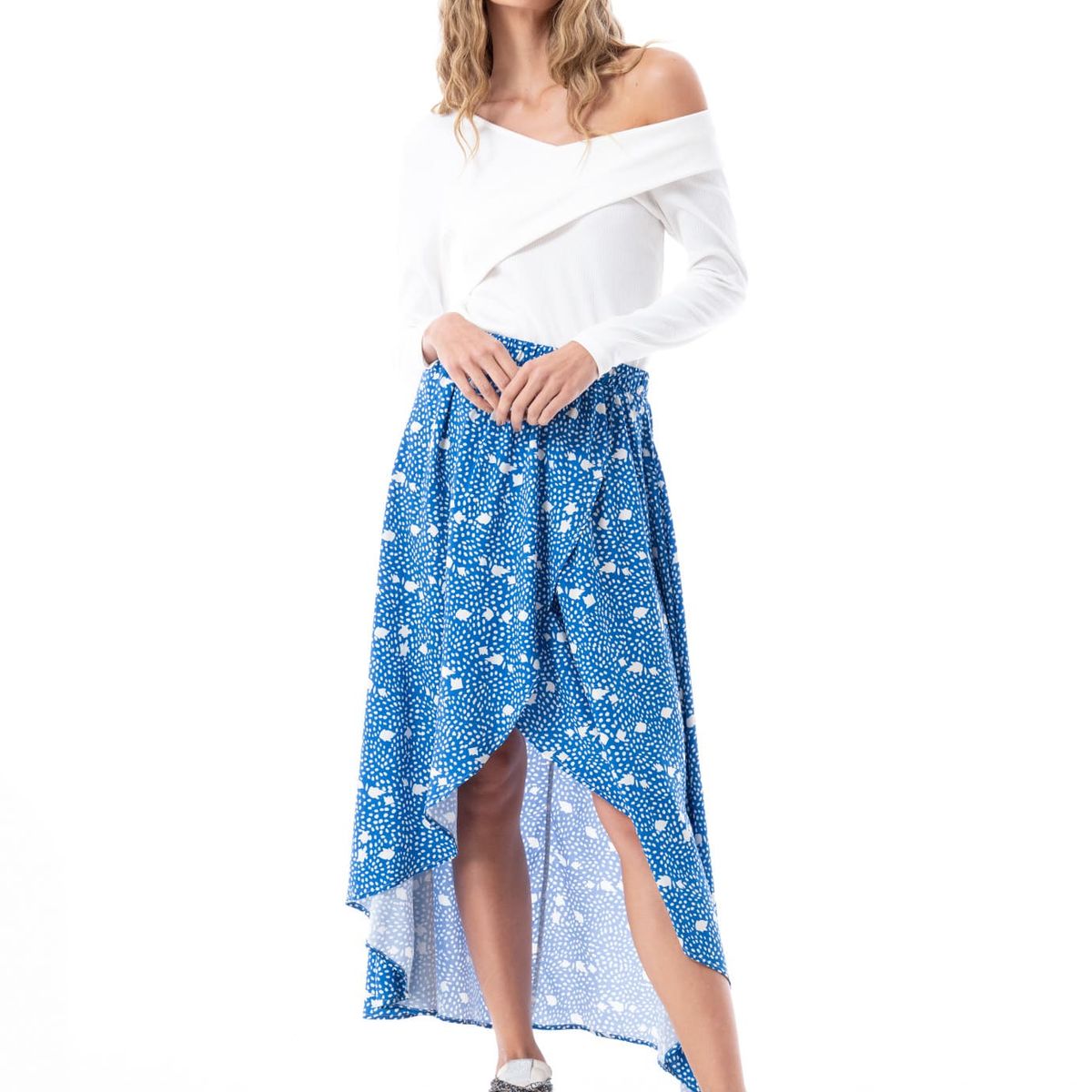 BELIFE - Falda Cruzada Para Mujer