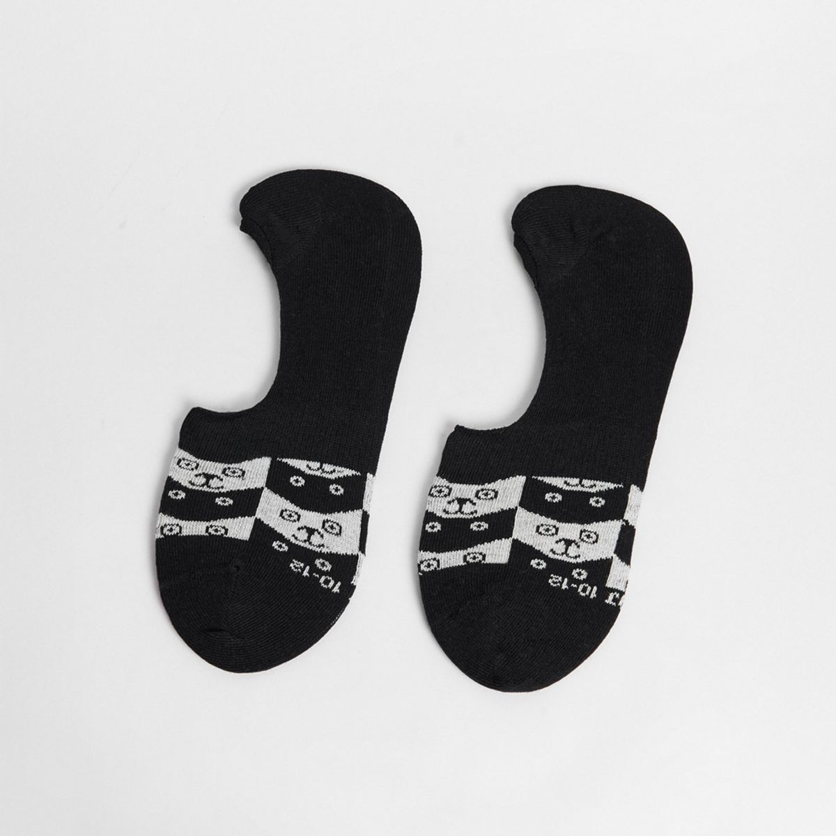 KOAJ - KOAJ Medias azules baletas con diseño de cuadros Hombre