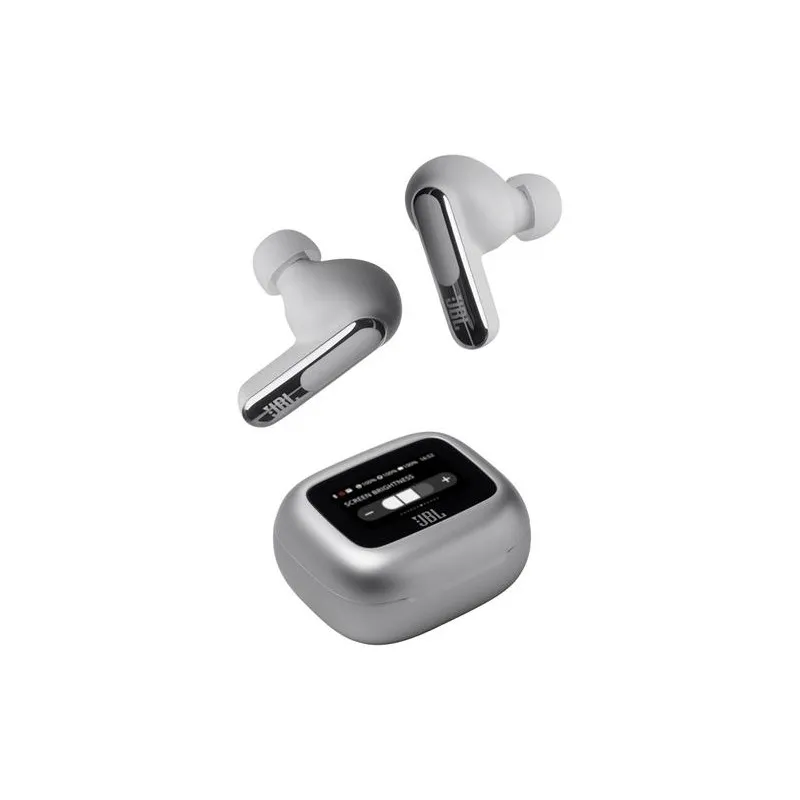 JBL - AUDIFONOS JBL LIVE BEAM 3 TRUE WIRELESS  48H  ANC COLOR PLATEADO