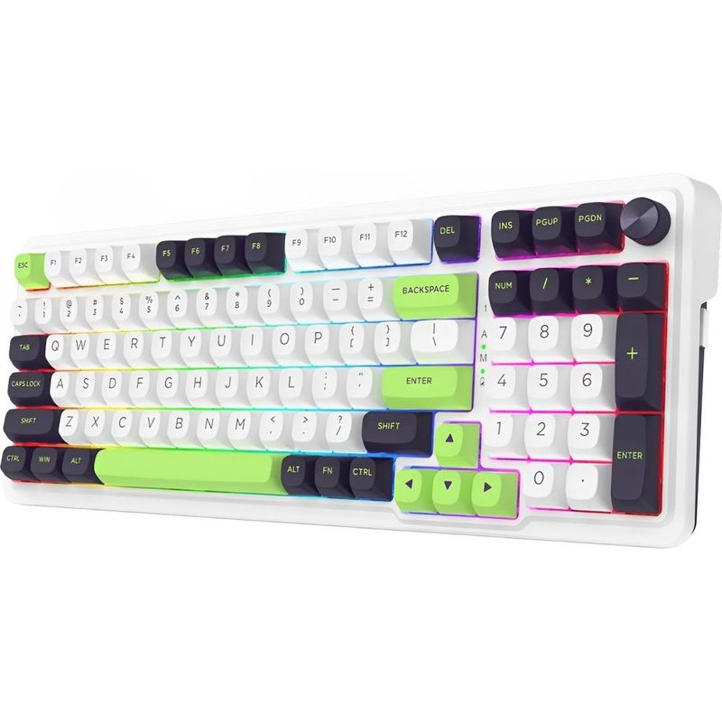 REDRAGON - Teclado Gamer Mecánico Redragon Eisa Max K686wbg-Rgb-Max Ingles