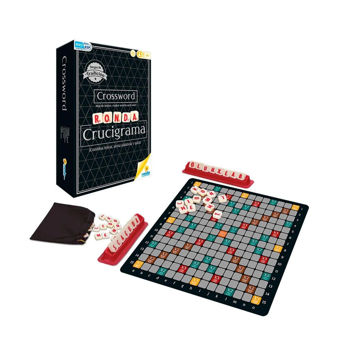 RONDA - Juego De Mesa Crucigrama De Letras Y Palabras Para Adultos