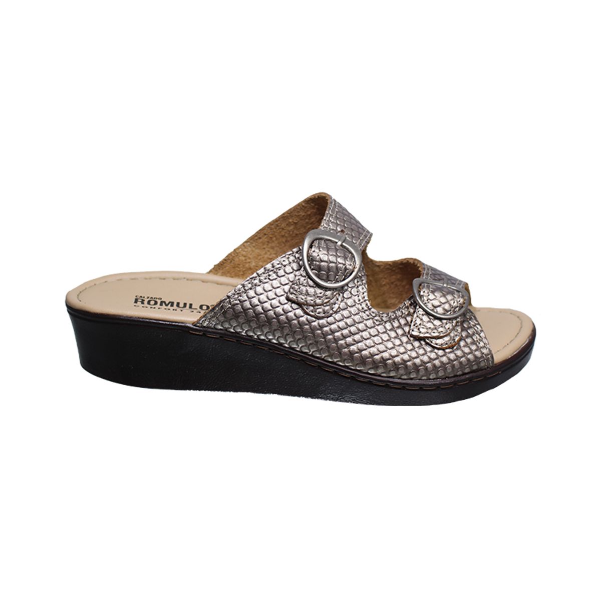 ROMULO - Romulo Sandalia Sin Ajuste Cuero Para Mujer