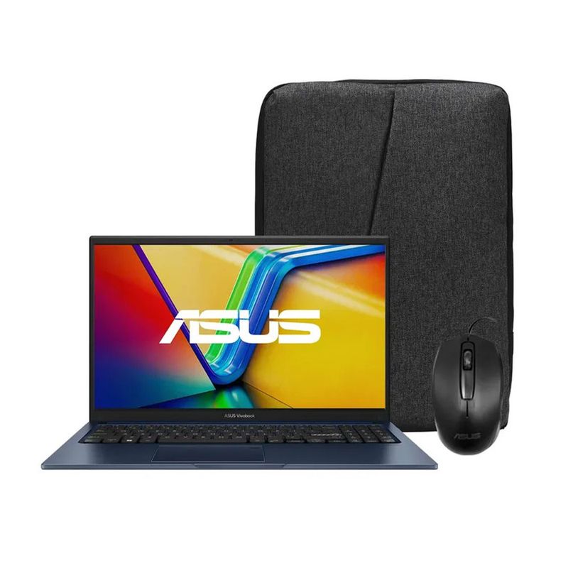 ASUS - Portatil Asus X1504VA-NJ3587 Intel Core 5-120U Ram 8GB Ssd 512GB 156 FHD + Maletin + Mouse