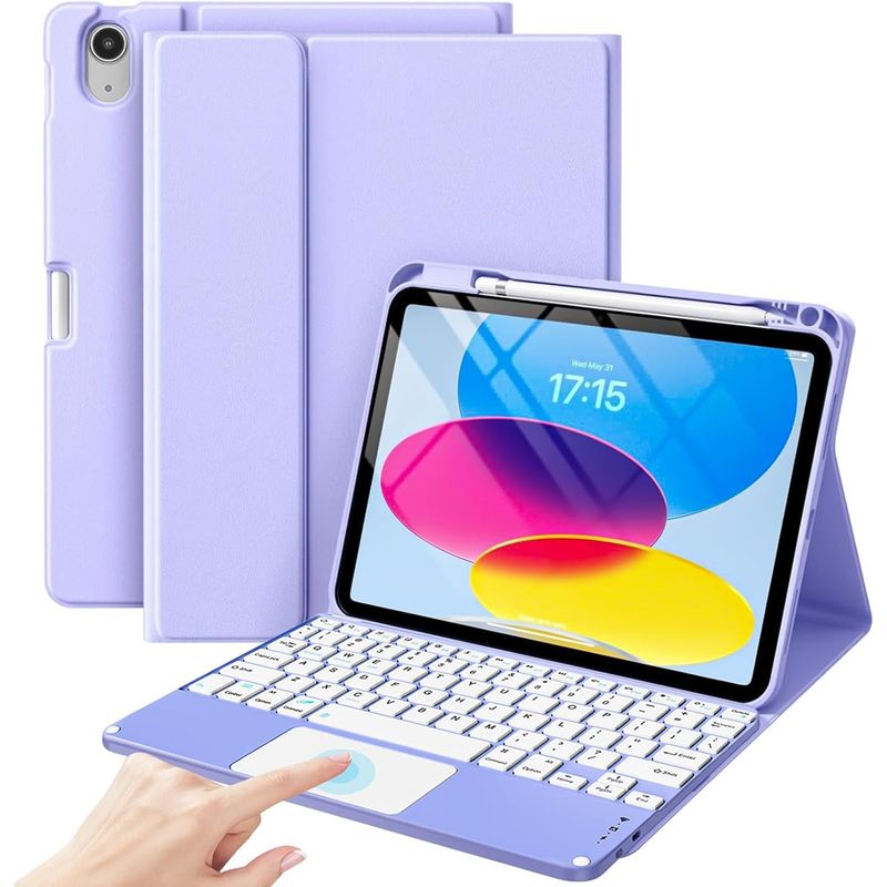 GENERICO - Funda Estuche Teclado Touchpad Para Samsung A9 Plus x210 x215