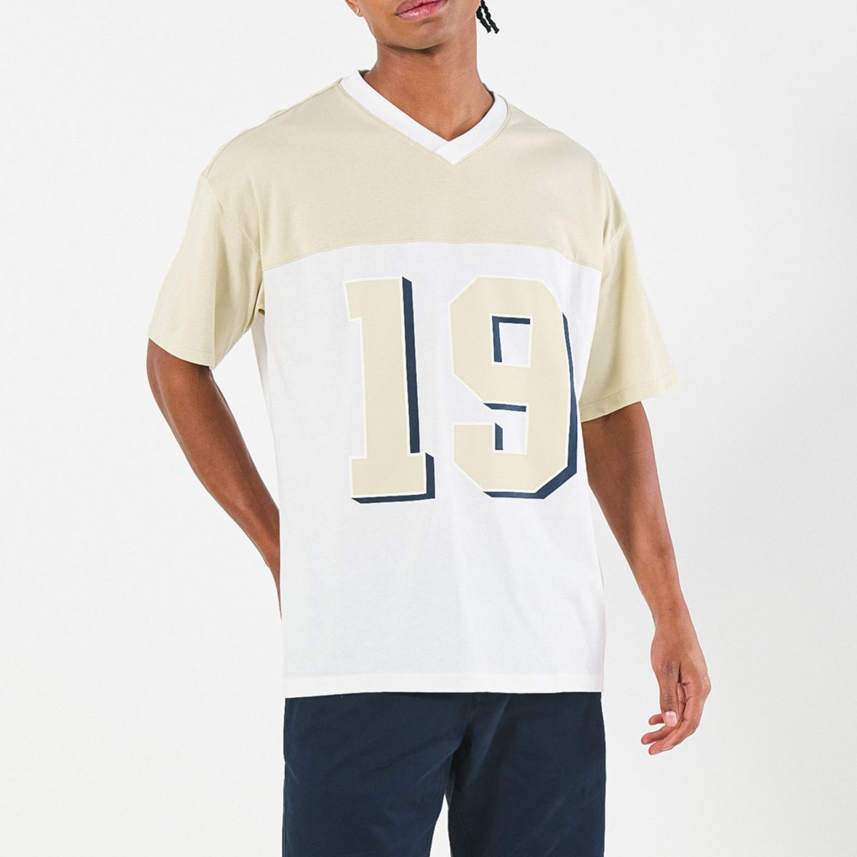 KOAJ - KOAJ Bermuda unicolor en dril tiro bajo con bolsillos funcio Hombre