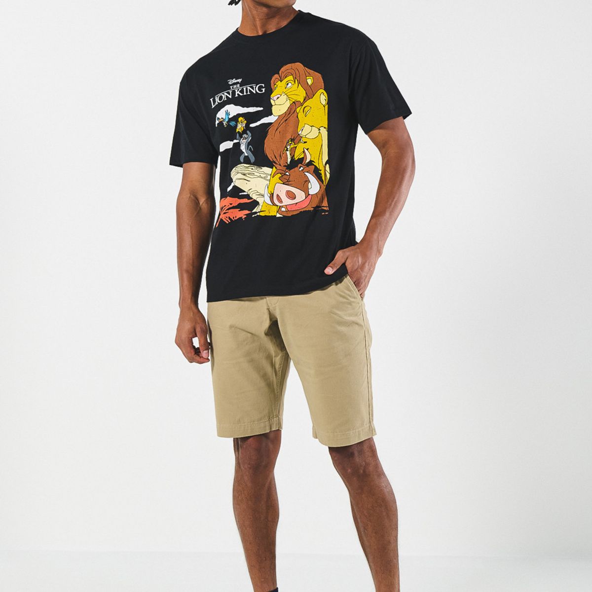 KOAJ - KOAJ Bermuda unicolor en dril tiro bajo con bolsillos funcio Hombre