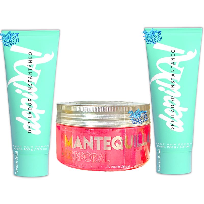 DEPILYA - Depilya Gel Mujer x2 y mantequilla corporal