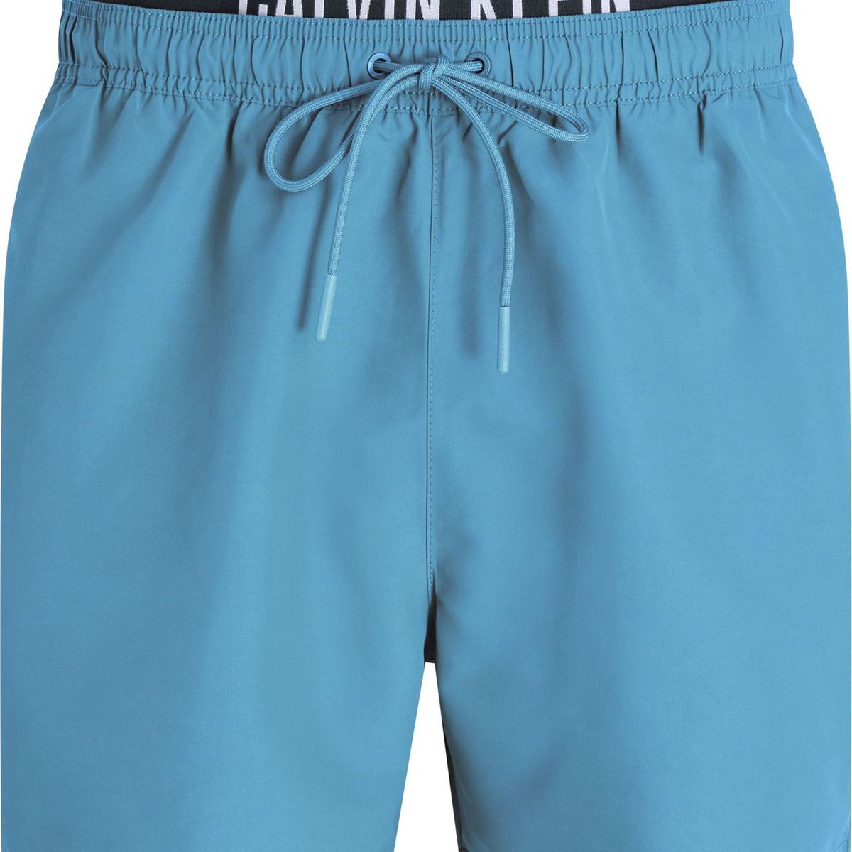 CALVIN KLEIN - Traje celeste de baño corto con cinturilla doble - Intense Power Calvin Klein