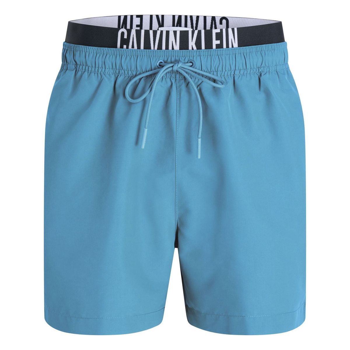 CALVIN KLEIN - Traje celeste de baño corto con cinturilla doble - Intense Power Calvin Klein