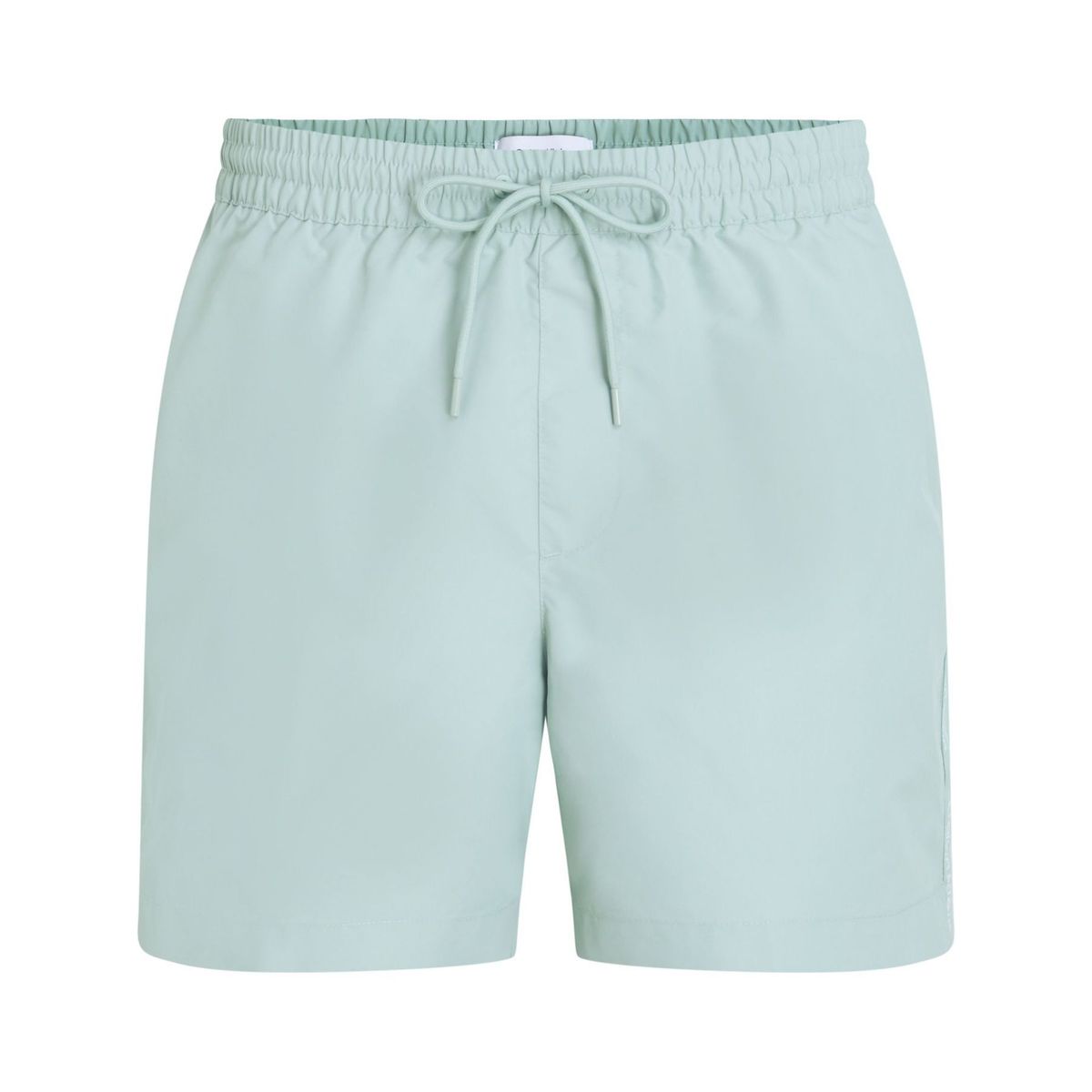 CALVIN KLEIN - Traje celeste de baño de largo medio con cordón - Logo Tape Calvin Klein