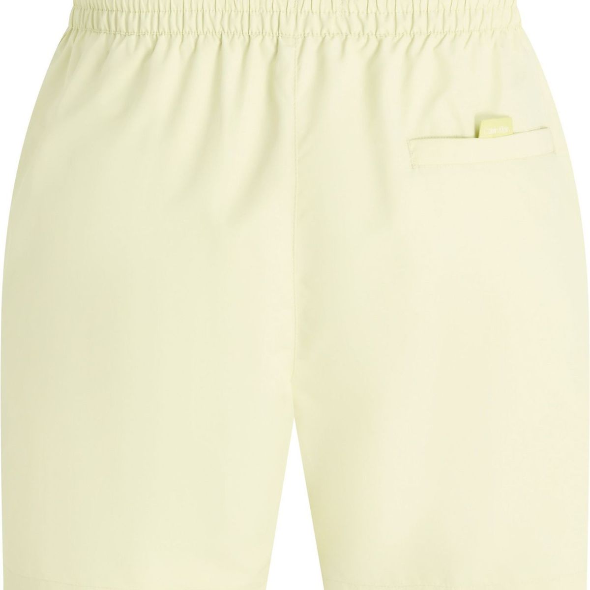 CALVIN KLEIN - Traje amarillo de baño de largo medio con cordón - Logo Tape Calvin Klein