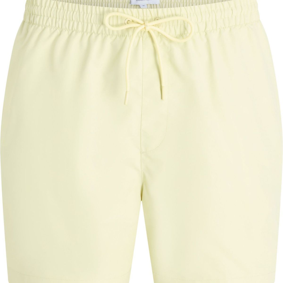 CALVIN KLEIN - Traje amarillo de baño de largo medio con cordón - Logo Tape Calvin Klein