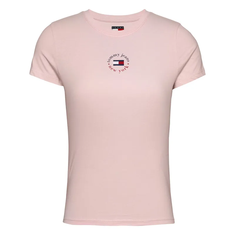 TOMMY HILFIGER - Camiseta multicolor de corte slim con logo circular Tommy Jeans