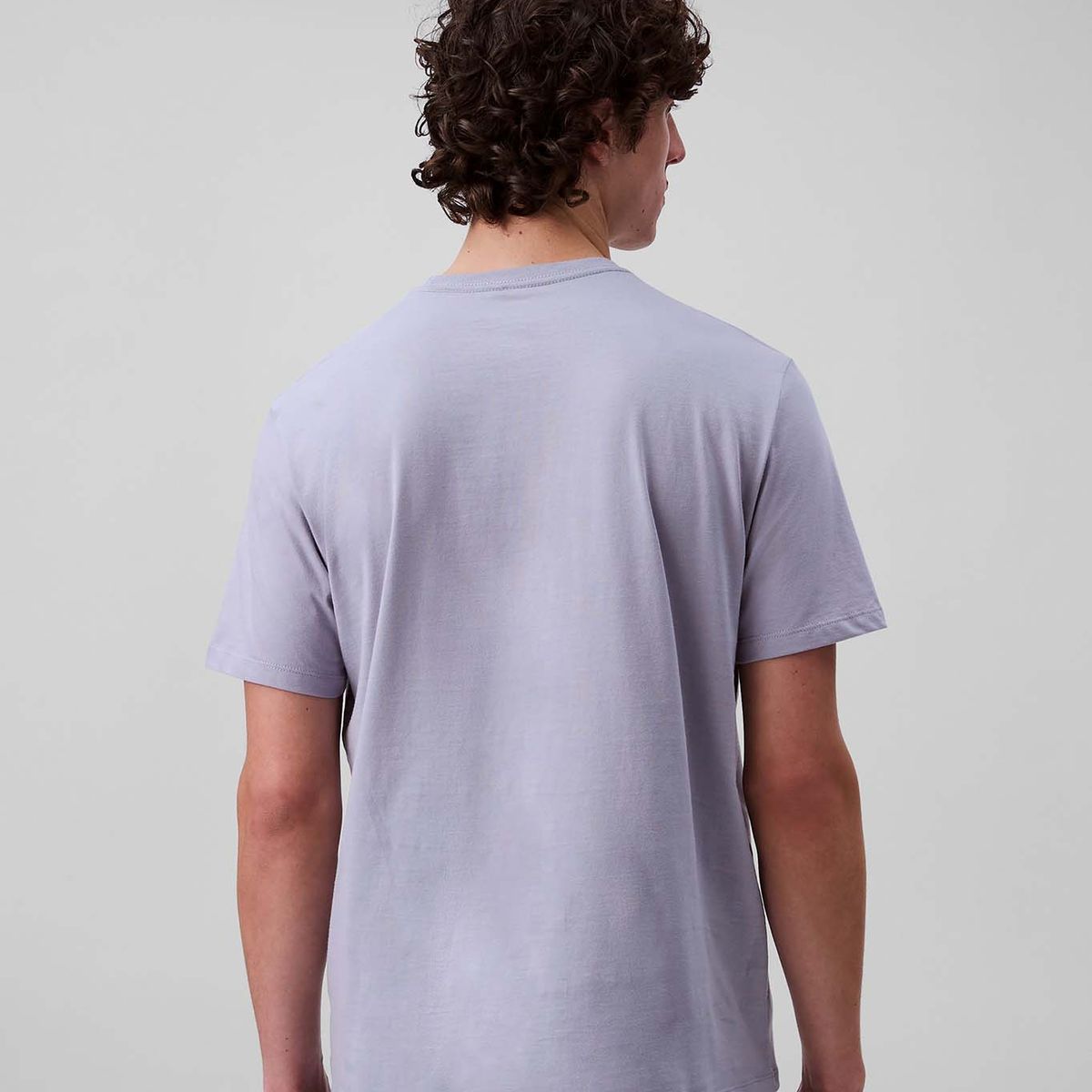 CALVIN KLEIN - Camiseta gris con monograma Calvin Klein