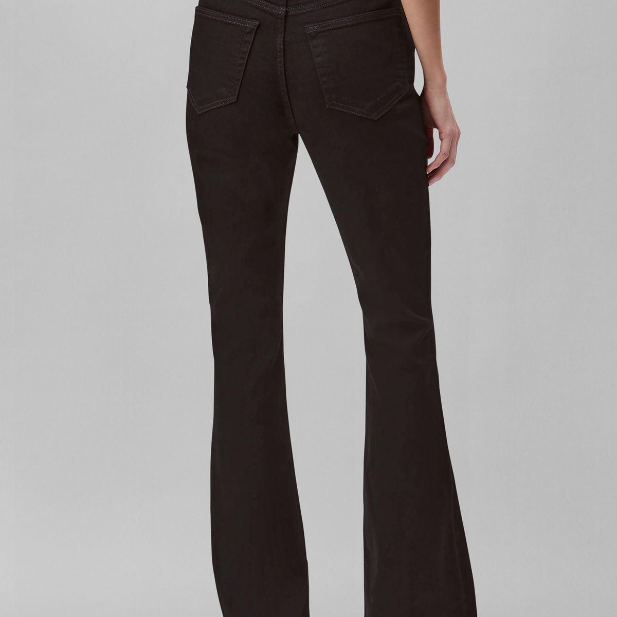 CALVIN KLEIN - Jeans negro de corte acampanado con talle alto Calvin Klein