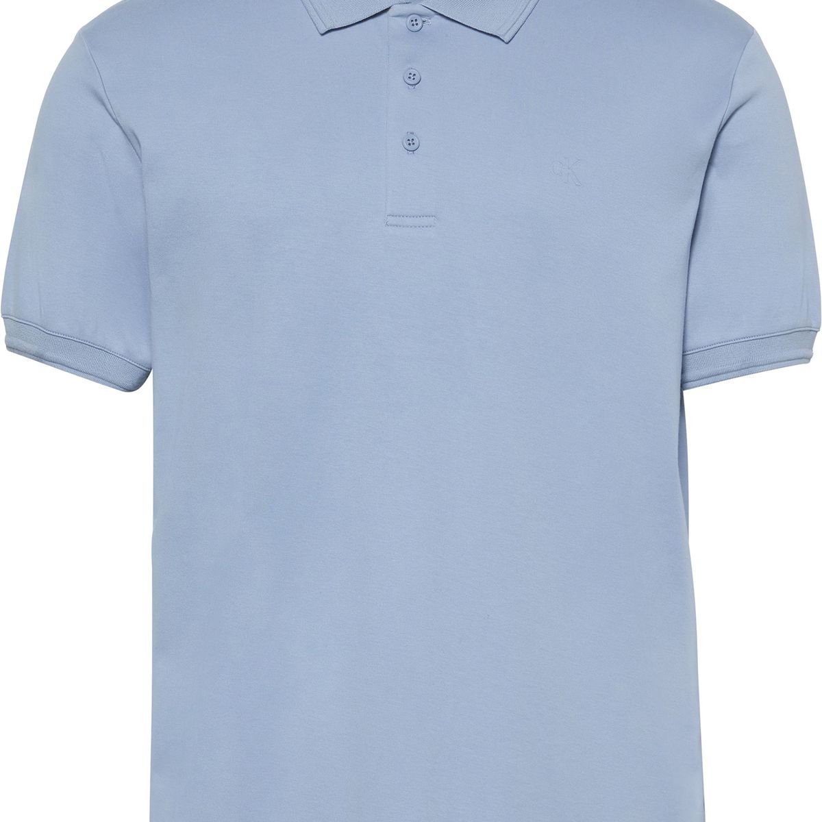 CALVIN KLEIN - Polo multicolor regular con monograma bordado en relieve Calvin Klein