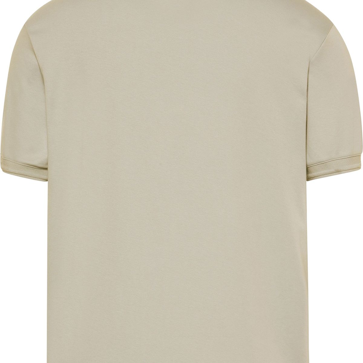 CALVIN KLEIN - Polo beige regular con monograma bordado en relieve Calvin Klein