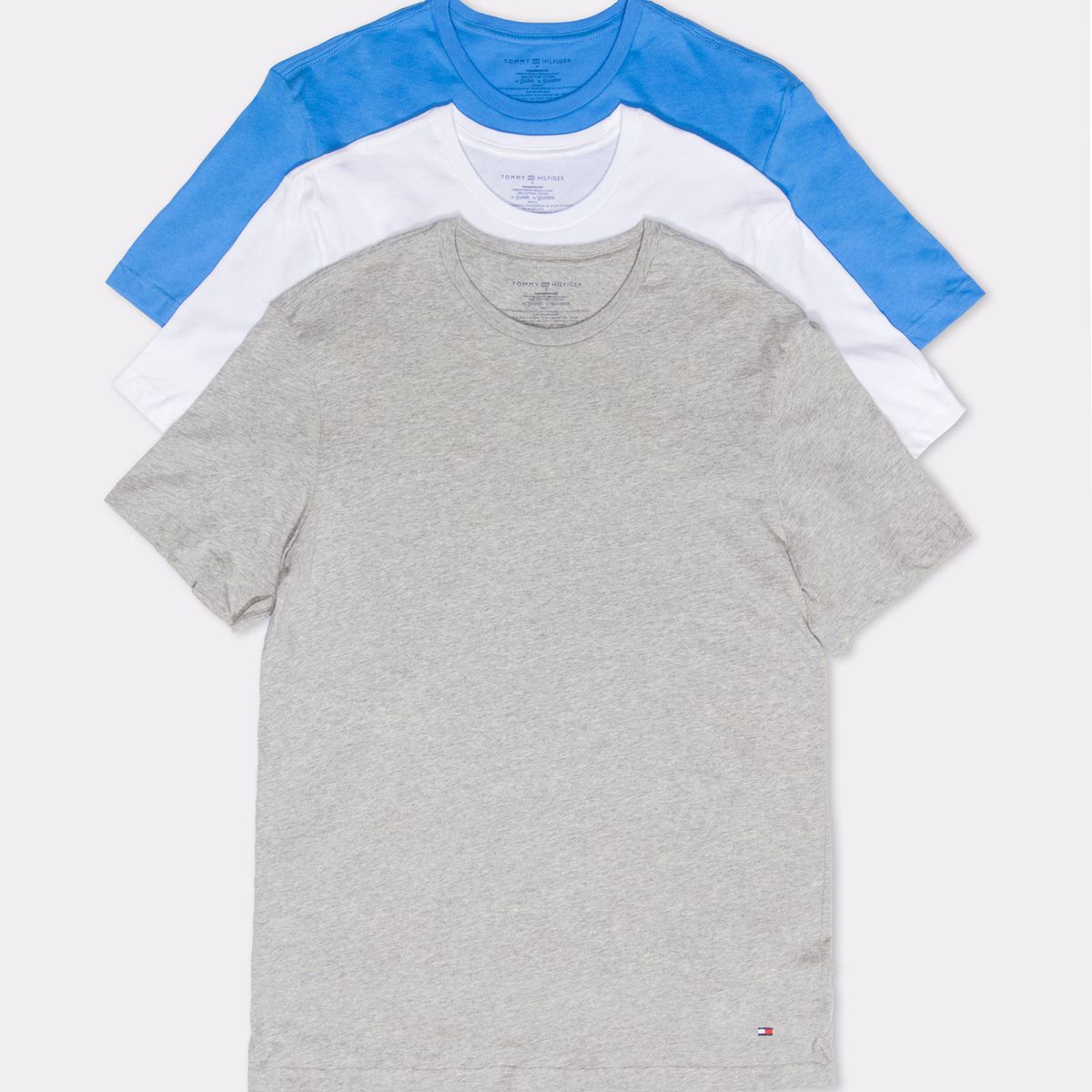 TOMMY HILFIGER - Pack multicolor de 3 Camisetas para hombres Tommy Hilfiger