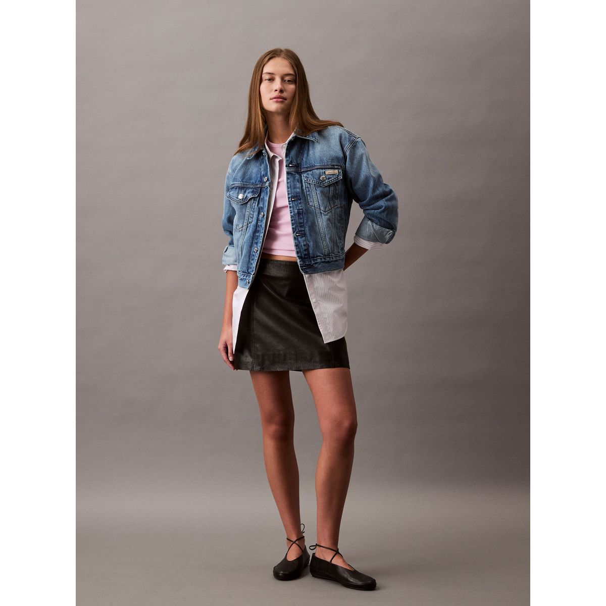 CALVIN KLEIN - Chaqueta azul denim 90s Calvin Klein