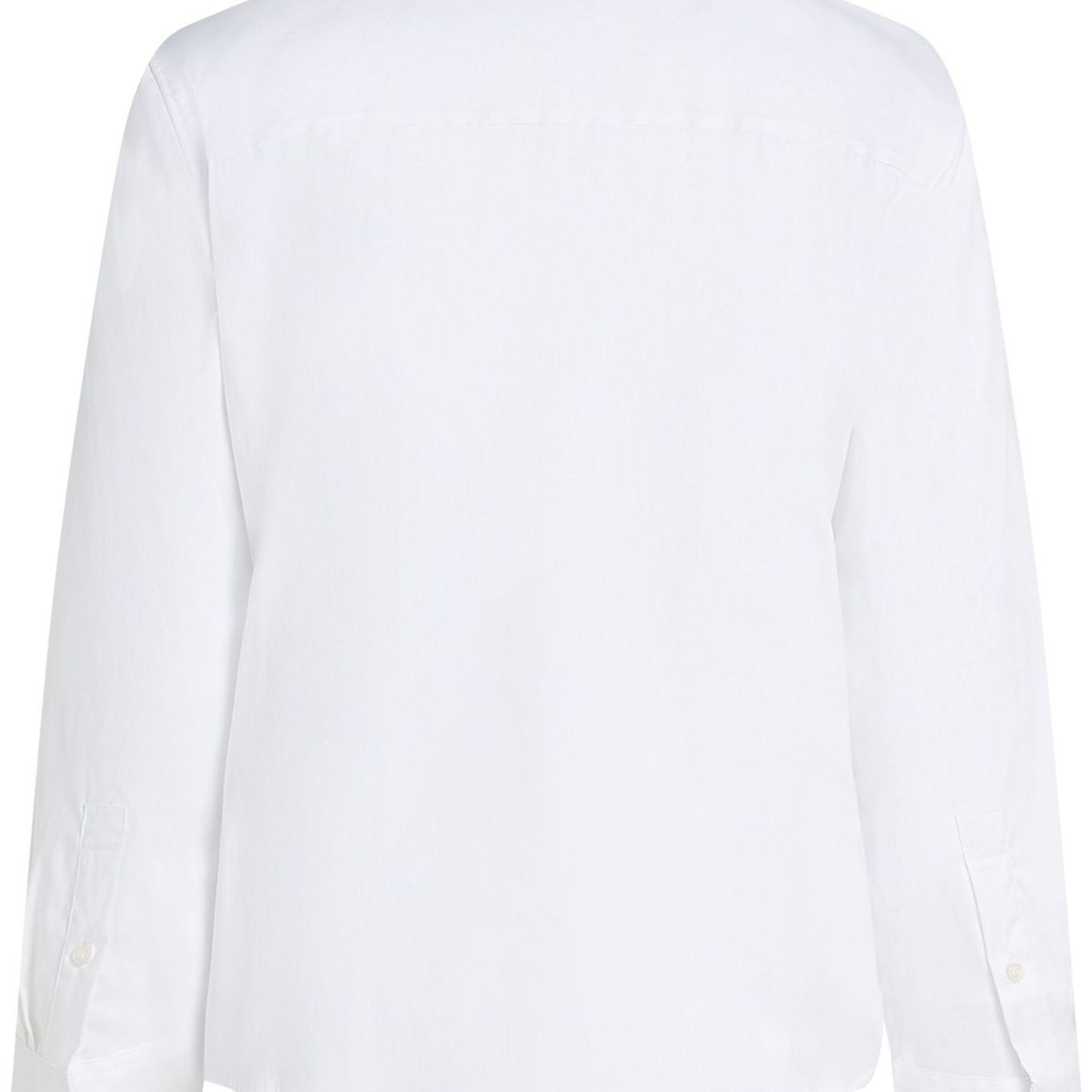 TOMMY HILFIGER - Camisa blanca de popelín de corte regular Tommy Hilfiger