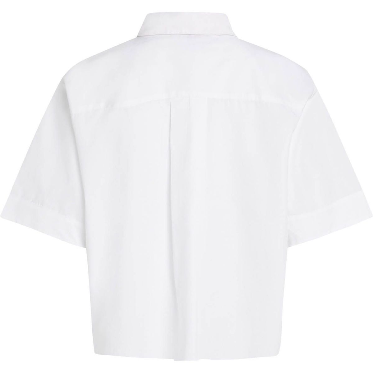 TOMMY HILFIGER - Camisa blanca Corta de Rayas con Bolsillo Tommy Hilfiger