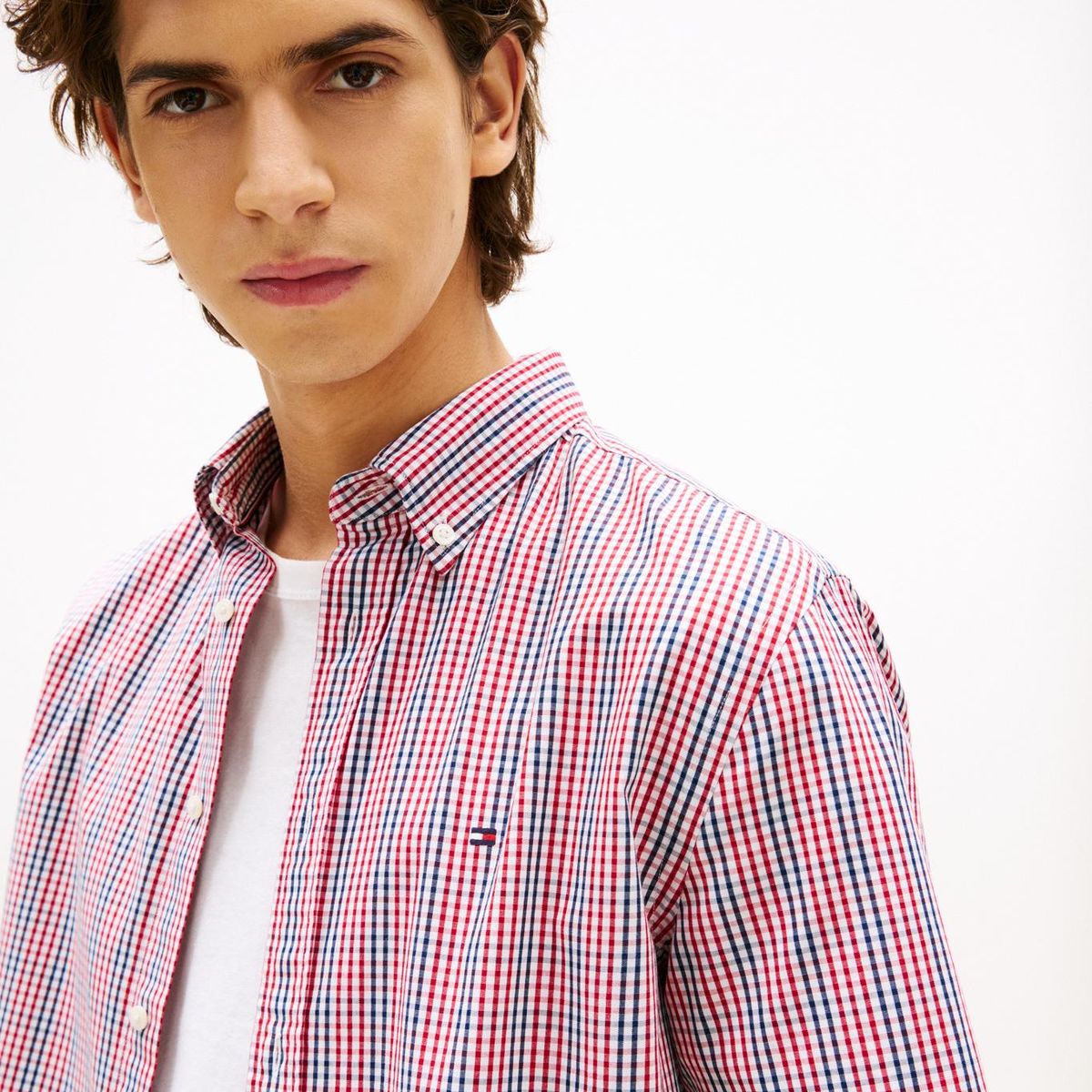 TOMMY HILFIGER - Camisa multicolor Americana de manga corta Tommy Hilfiger