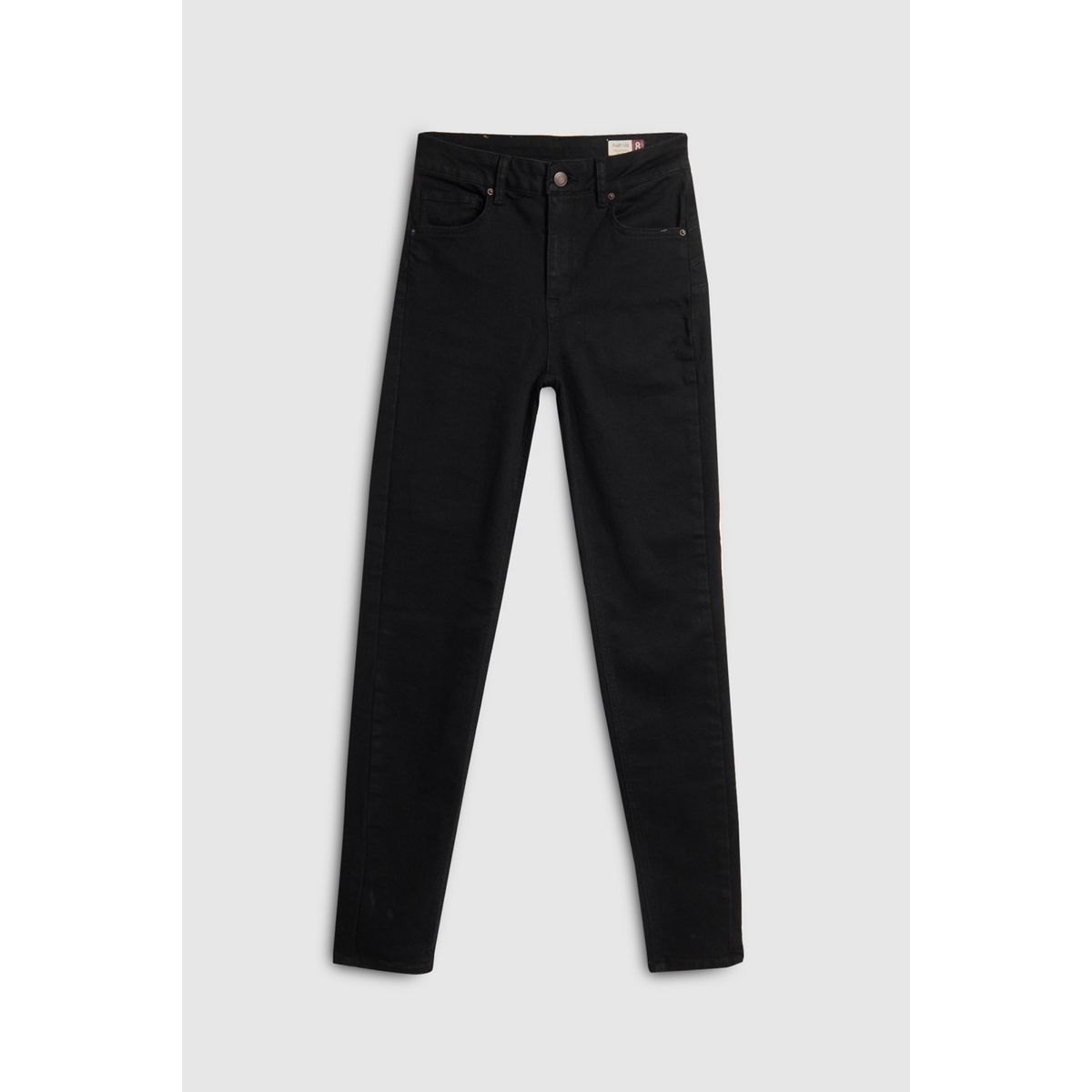 KOAJ - KOAJ Jean negro con efecto push up, realce y tiro alto Mujer