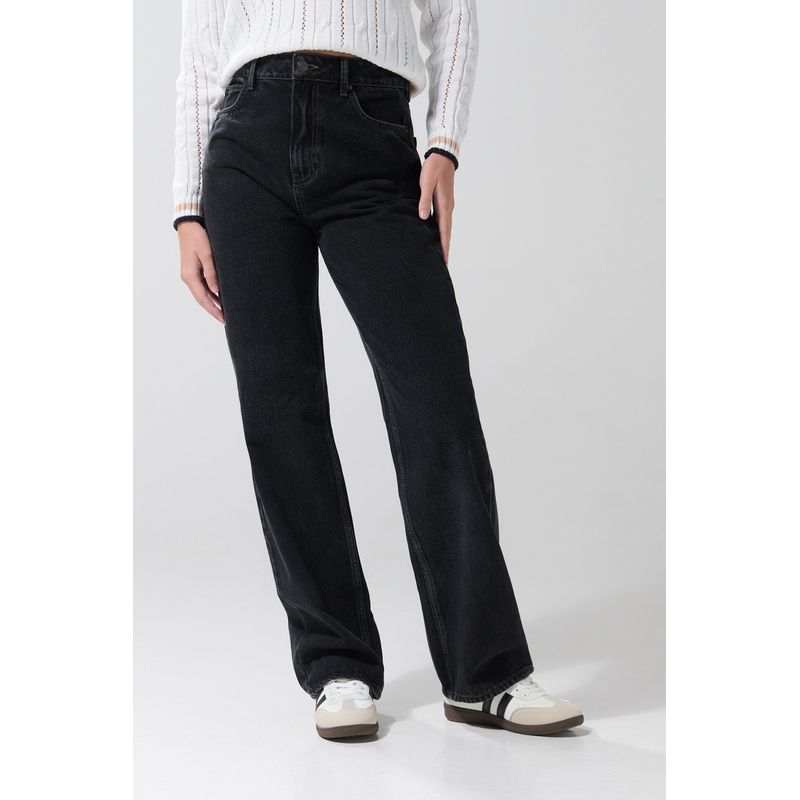 KOAJ - KOAJ Jean 90´S gris intenso con bota recta, bolsillos y tiro