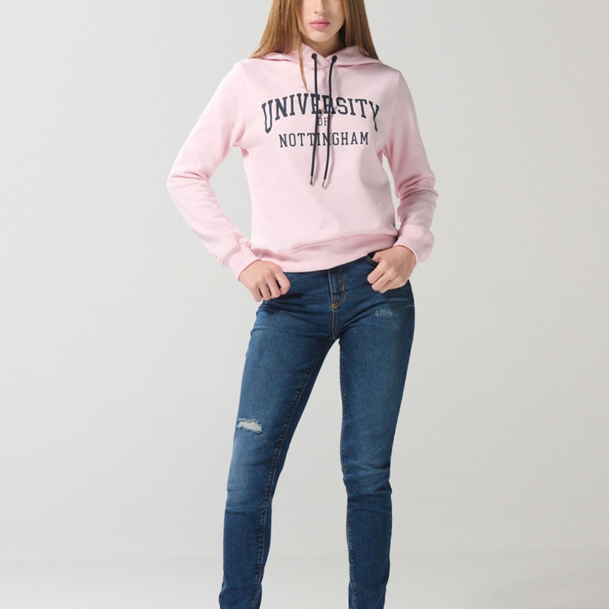 KOAJ - KOAJ Jean jegging con tiro súper alto azul oscuro y rotos