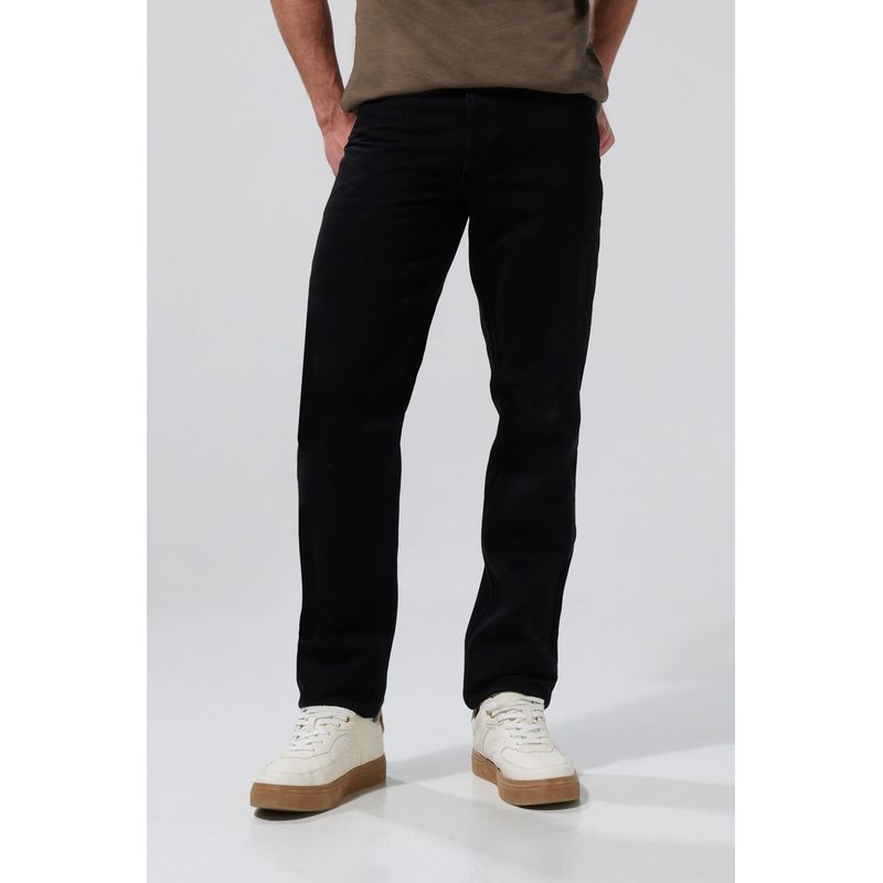 KOAJ - KOAJ Jean 90´S negro bota recta con tiro bajo y bolsillos