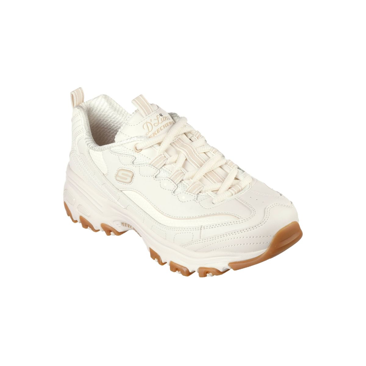 SKECHERS - Tenis Skechers Sport para Mujer D'Lites Memory Foam Blanco